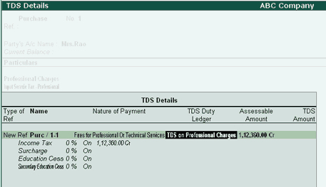 Calculate Service Tax on total transaction amount including TDS