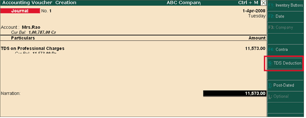 Calculate Service Tax on total transaction amount including TDS