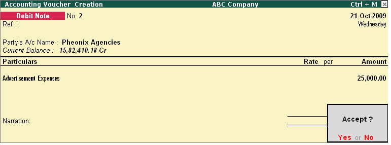 Reverse Excess TDS Deducted @ Tally.ERP9