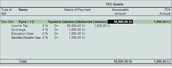 TDS on Advance Payments to Party & Adjustment in Tally.ERP9