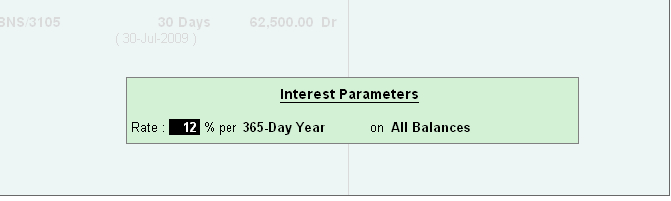 calcuate the interest for each transaction separately