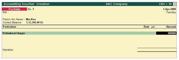 Service Tax on total Transaction Amount including TDS in Tally.ERP 9