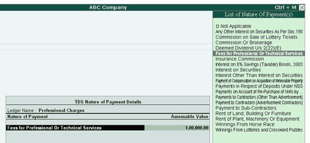 Service Tax on total Transaction Amount including TDS in Tally.ERP 9