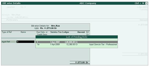 Service Tax on total Transaction Amount including TDS in Tally.ERP 9