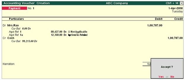 Service Tax on total Transaction Amount including TDS in Tally.ERP 9