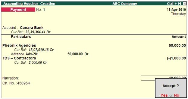 FAQ on TDS  in Tally.ERP9
