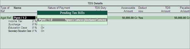FAQ on TDS  in Tally.ERP9