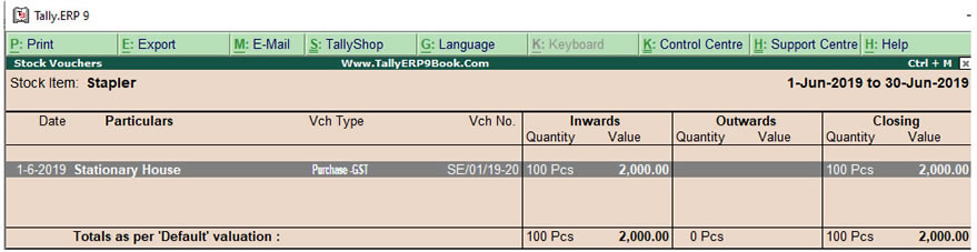 Creating Purchase Invoice with Additional Cost Details in Tally.ERP9
