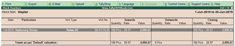 Appropriate Additional Costs in Tally.ERP9
