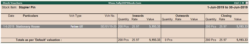 Appropriate Additional Costs in Tally.ERP9
