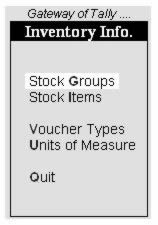 Advanced Inventory in Tally.ERP9