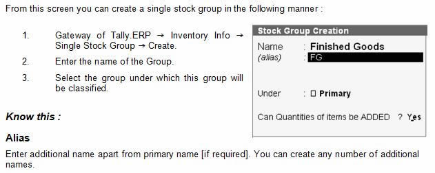 Advanced Inventory in Tally.ERP9