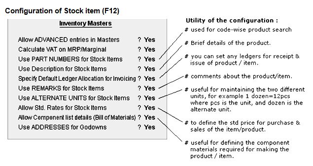 Advanced Inventory in Tally.ERP9