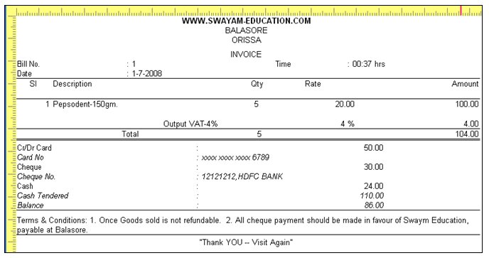 Point of Sale (POS) @ Tally.ERP 9