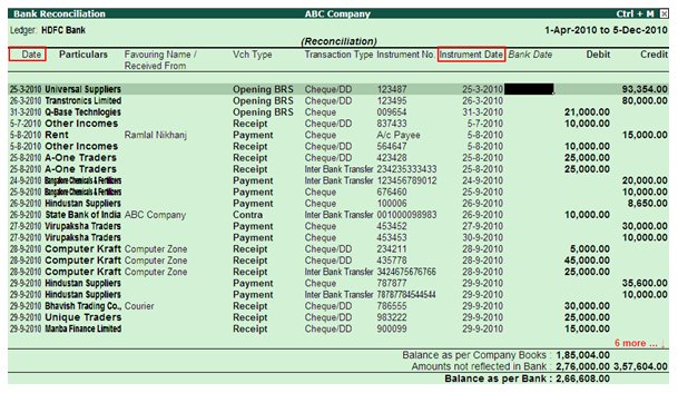 Migrating Banking Vouchers for Existing Data in Tally.ERP9